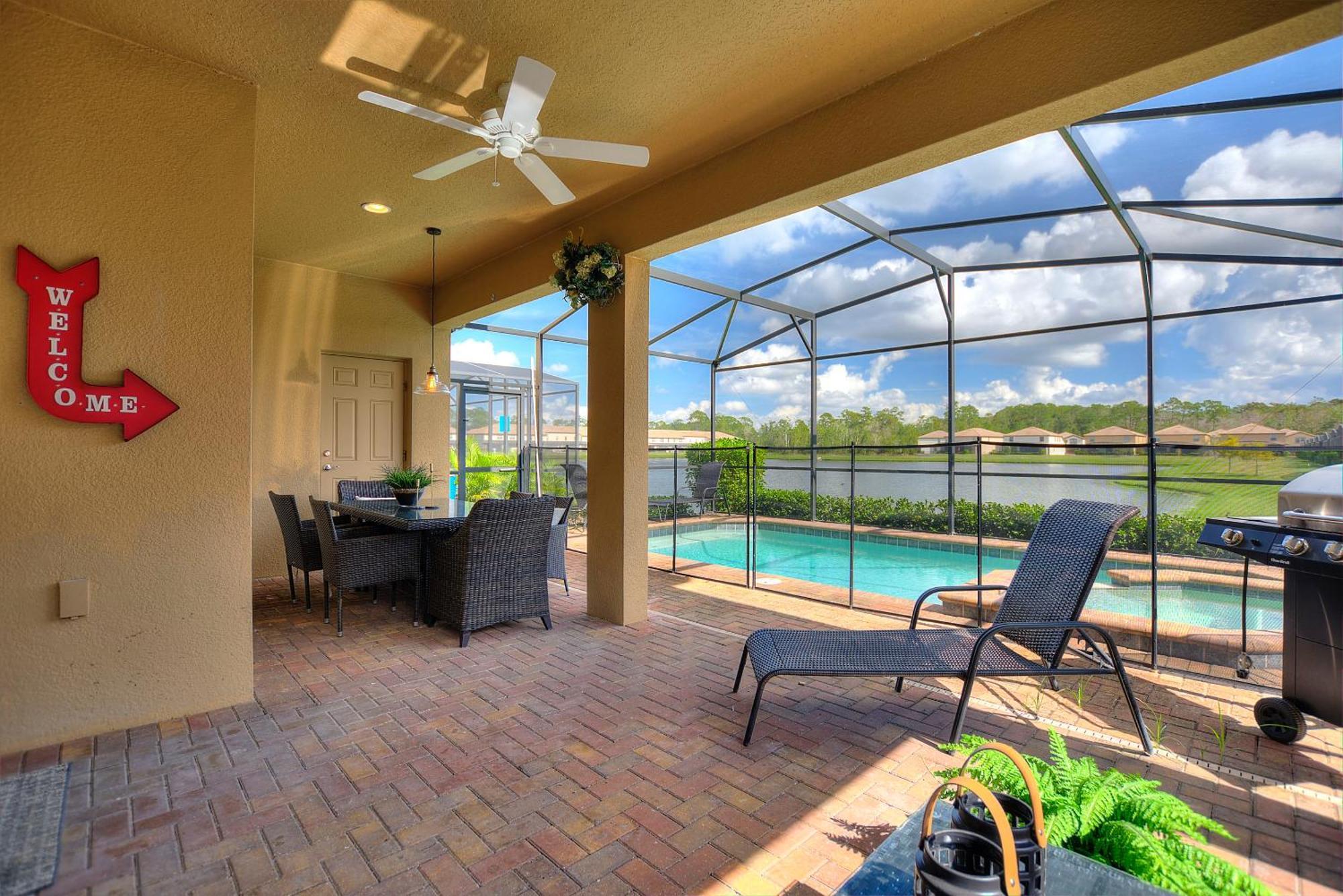 Stylish Cozy Family Getaway With Private Pool And Lake View キシミー エクステリア 写真