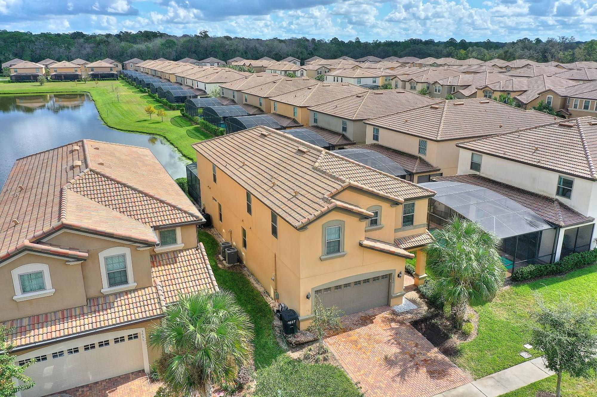 Stylish Cozy Family Getaway With Private Pool And Lake View キシミー エクステリア 写真