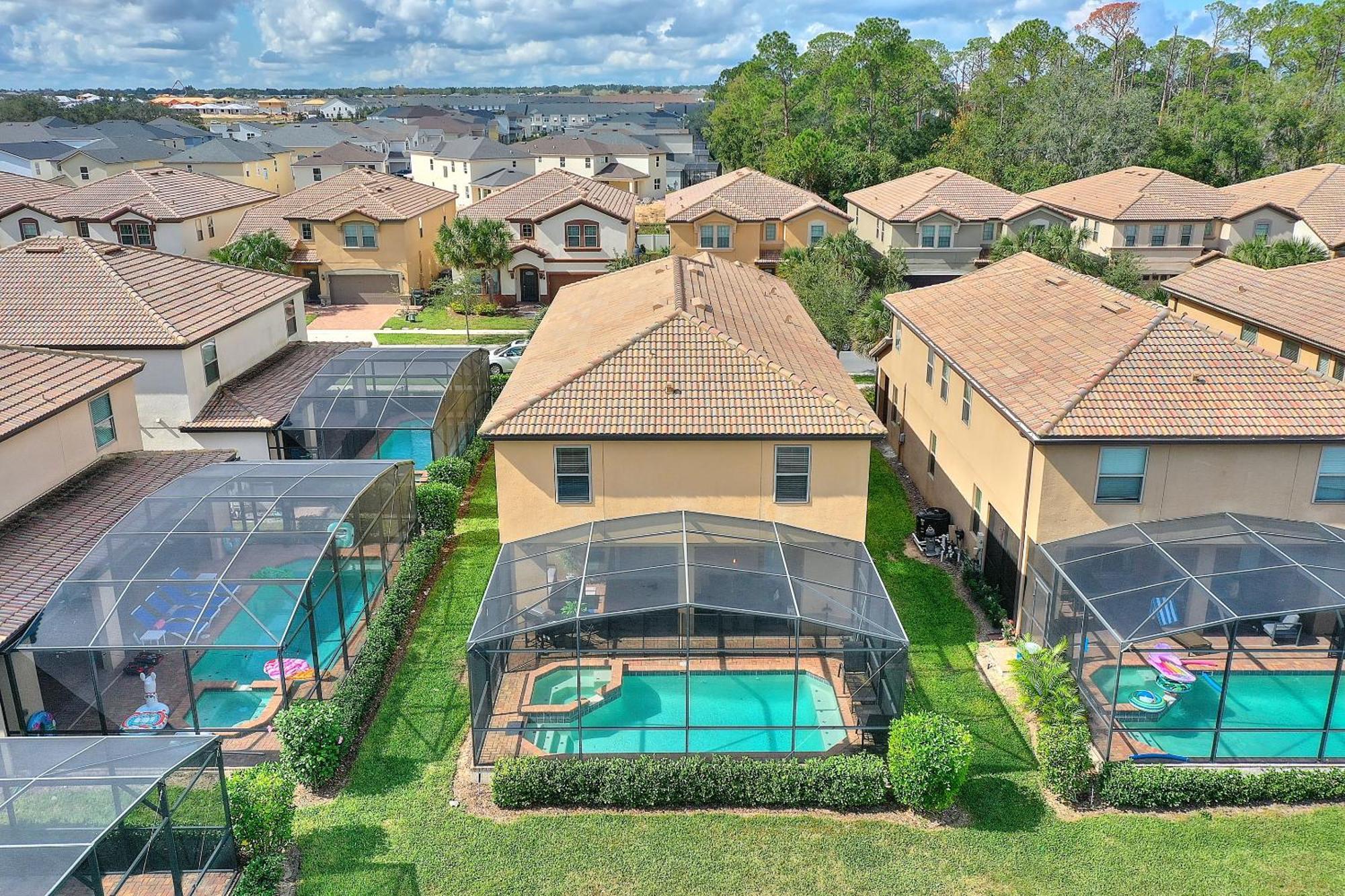 Stylish Cozy Family Getaway With Private Pool And Lake View キシミー エクステリア 写真
